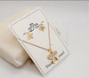 Elegant Gold-Plated Stainless Steel Necklace