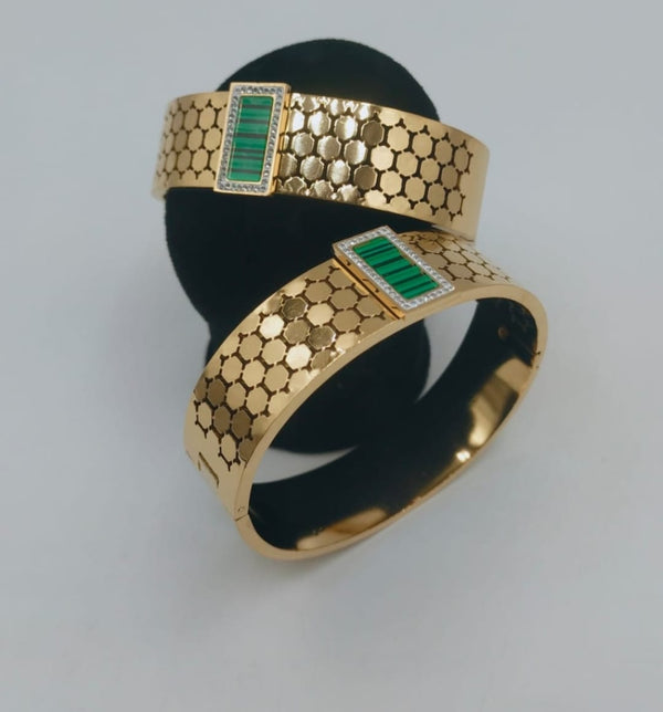 Green Rahinestone Handcuff