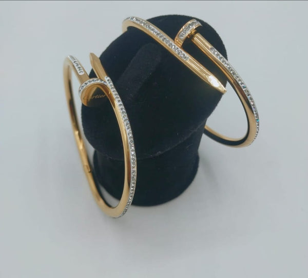 Nail Bangle Steenlessteel