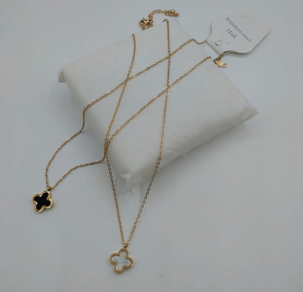 Plus steenlessteel necklace