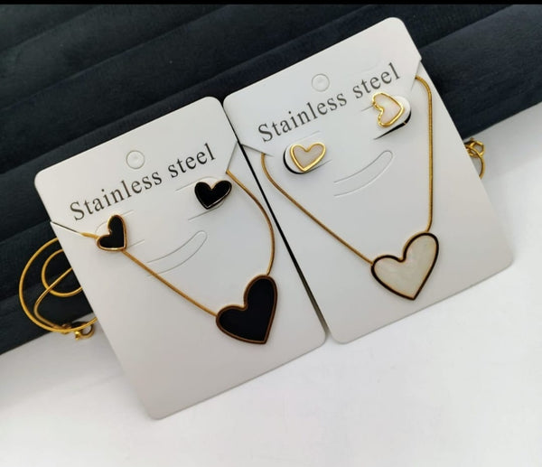 Heart Necklace set